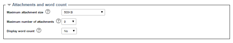 Attachment and number of files