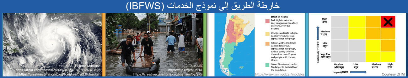 صورة ساتلية للإعصار، حالة الناس وسط الأضرار التي خلفتها العاصفة المدارية، خريطة تبين اختلاف الآثار على الصحة بحسب المناطق الج