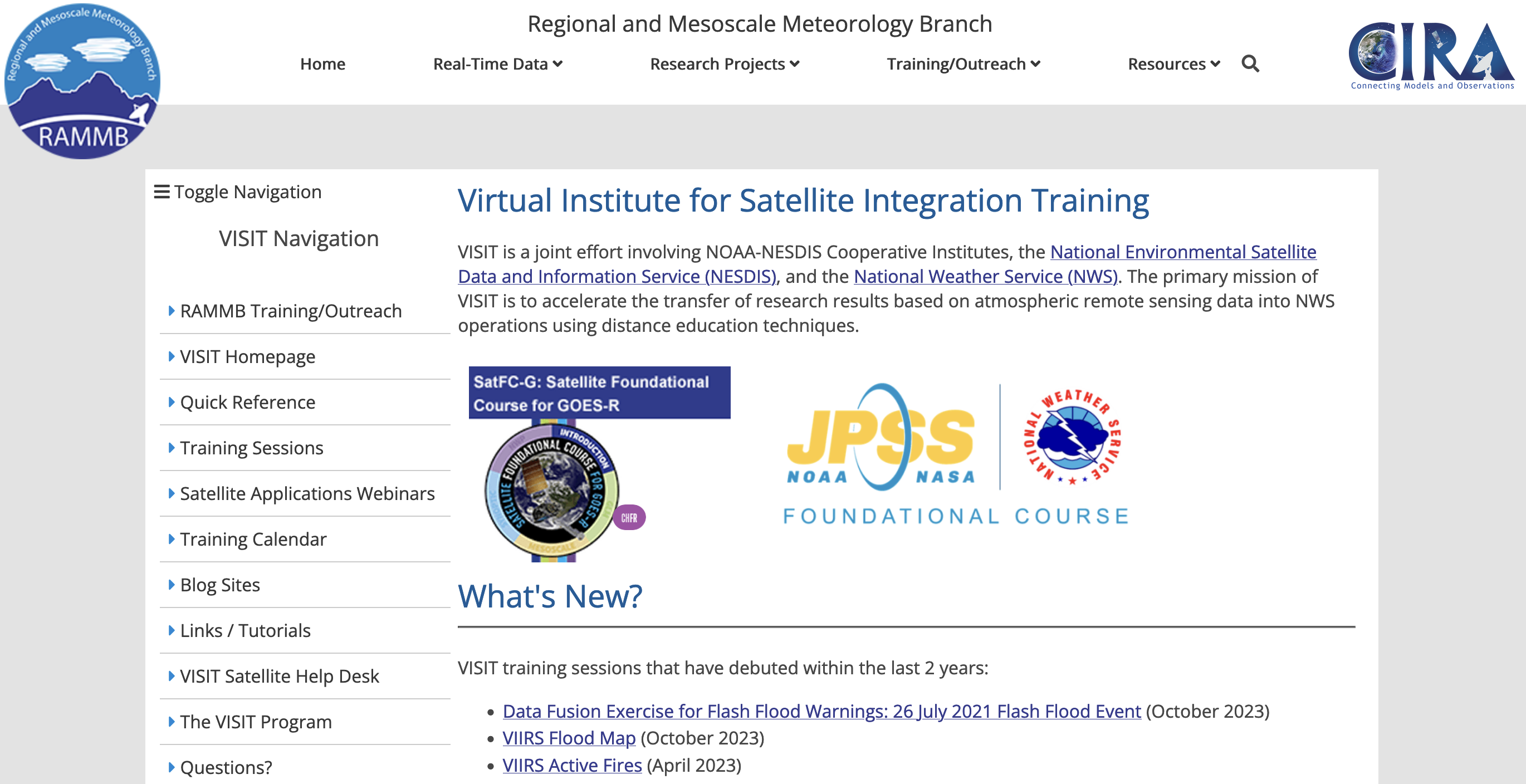 VISIT website